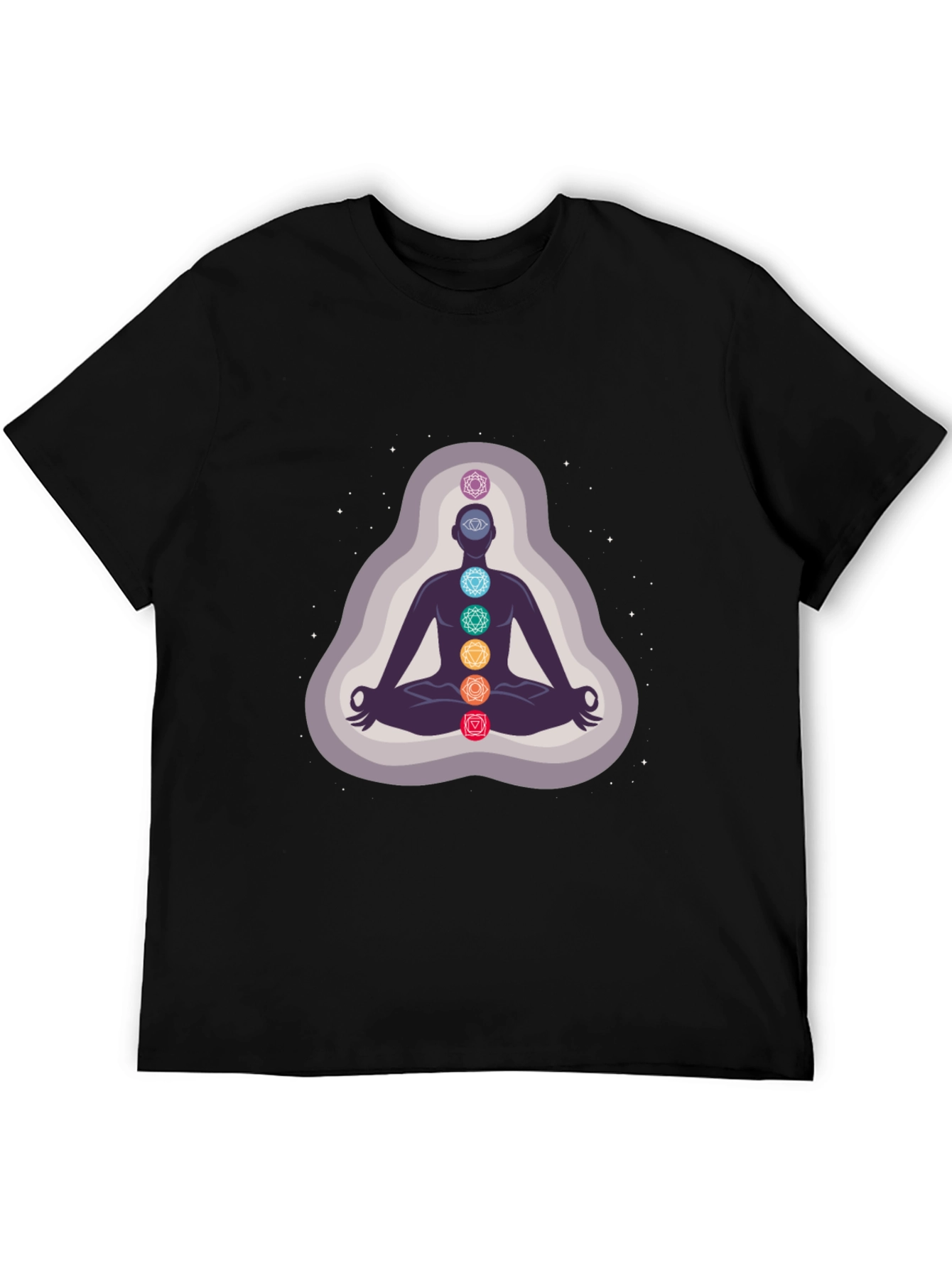 Chakra Meditation Graphic T-Shirt