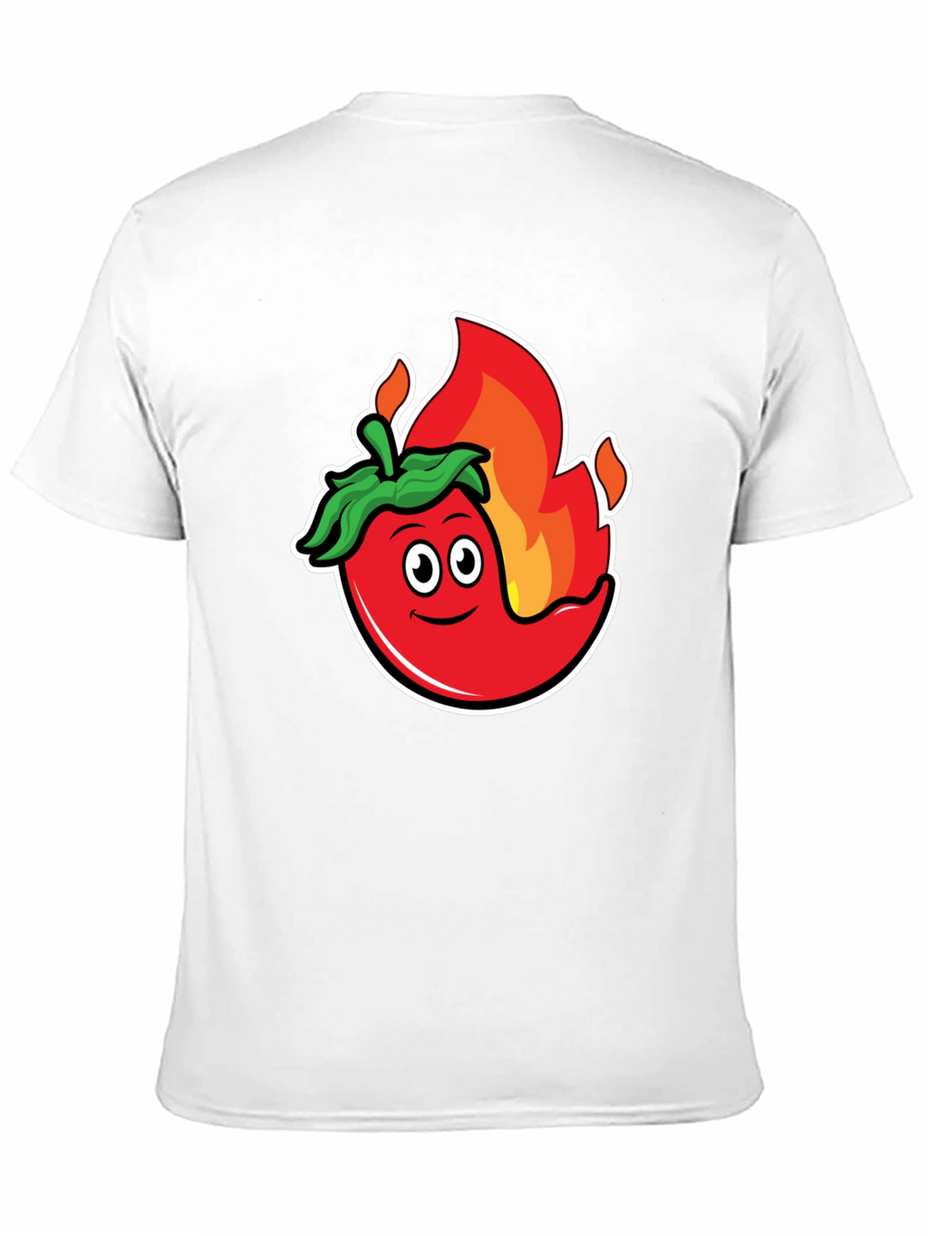 Spicy Chili Pepper Graphic Tee - Black