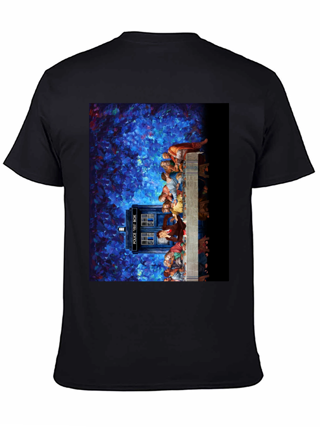 Dr Who Tardis Impressionist Art T-Shirt