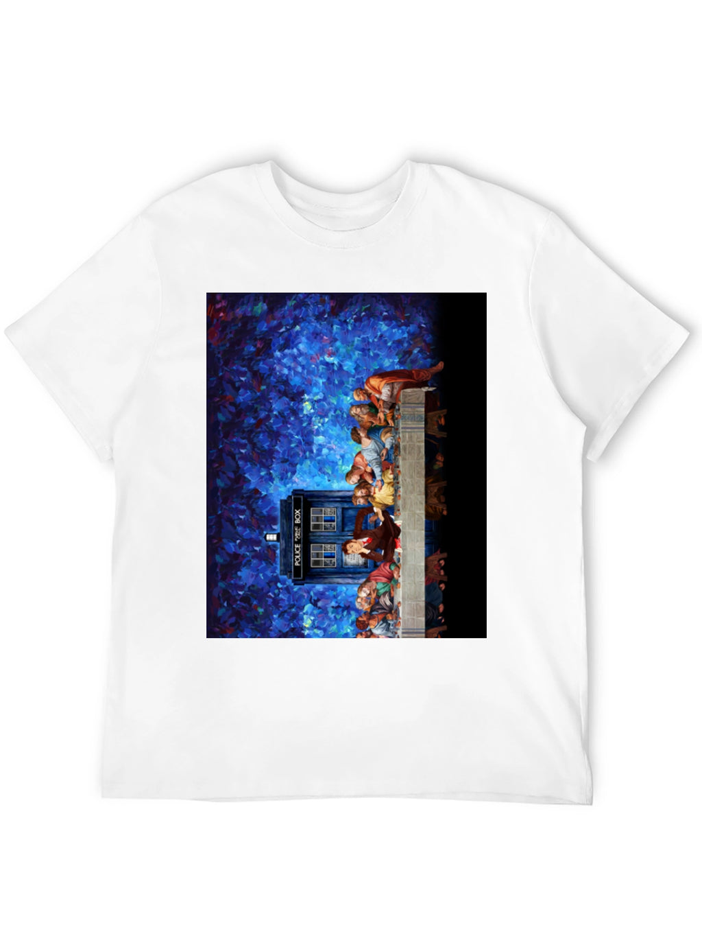 Dr Who Tardis Impressionist Art T-Shirt