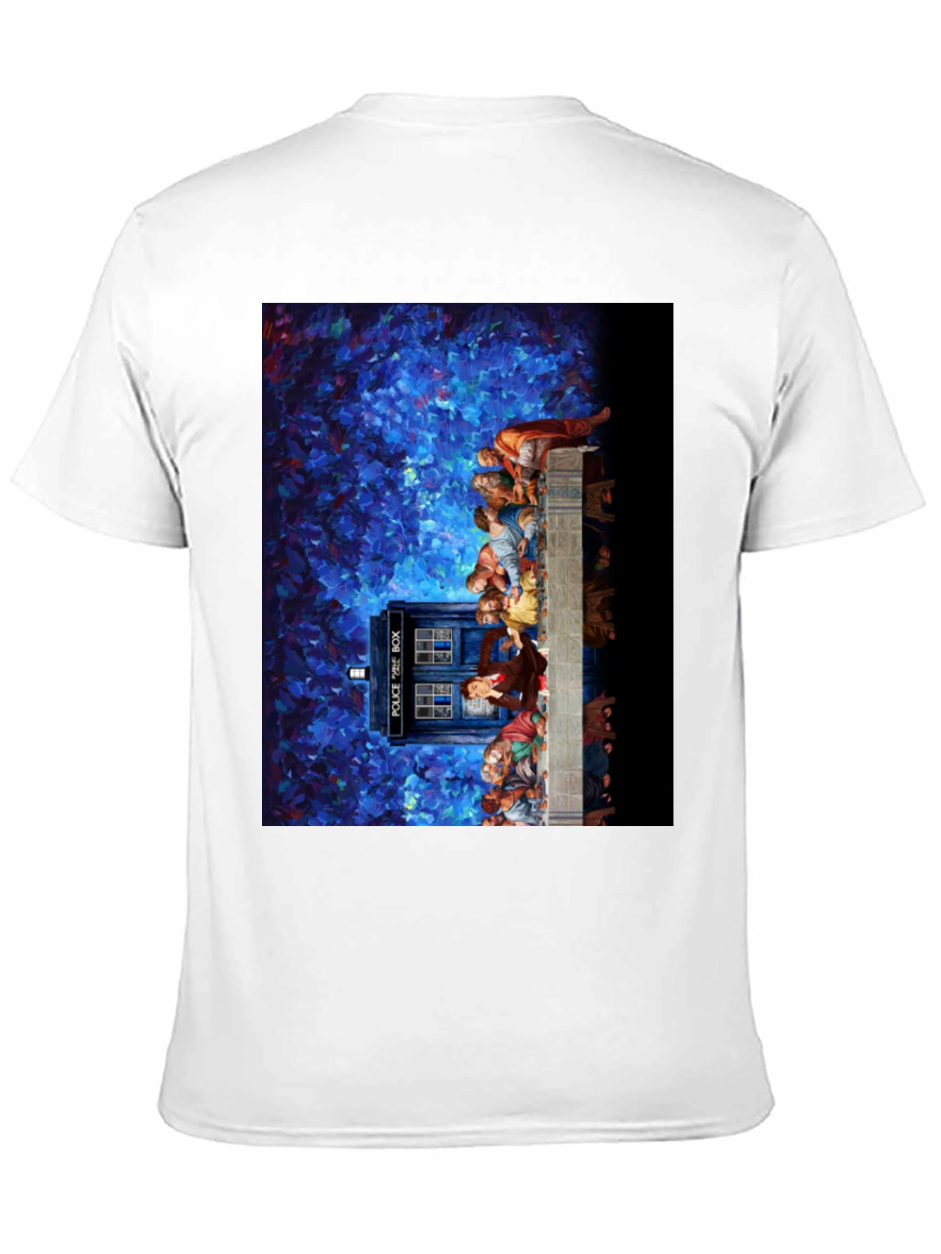 Dr Who Tardis Impressionist Art T-Shirt