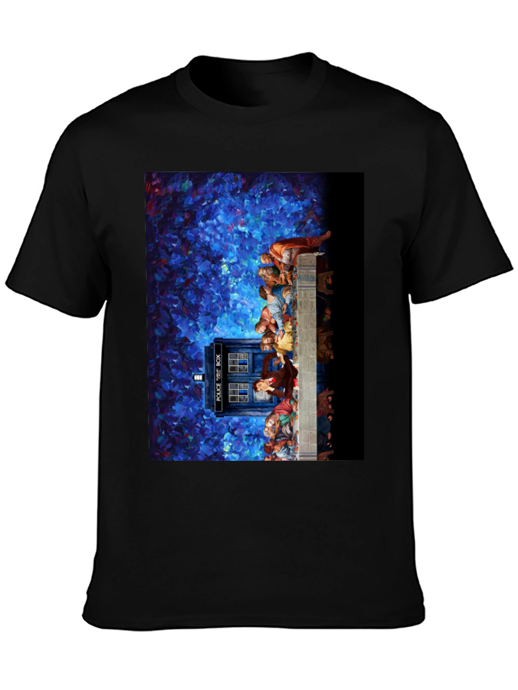 Dr Who Tardis Impressionist Art T-Shirt