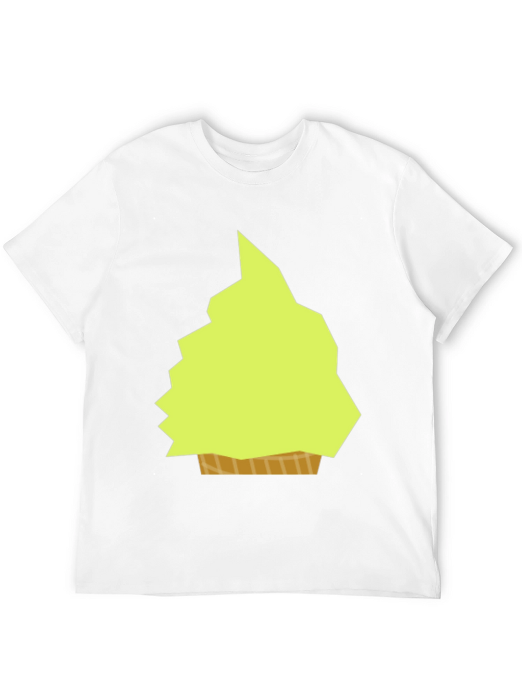 Geometric Ice Cream Tee - Modern Graphic Design