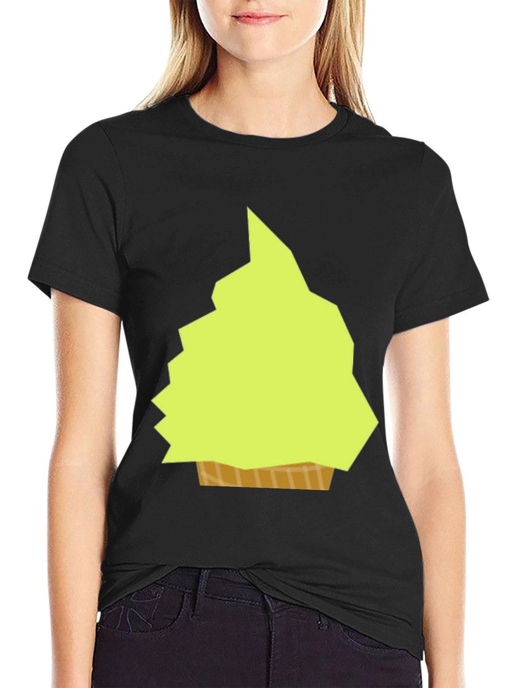 Geometric Ice Cream Tee - Modern Graphic Design
