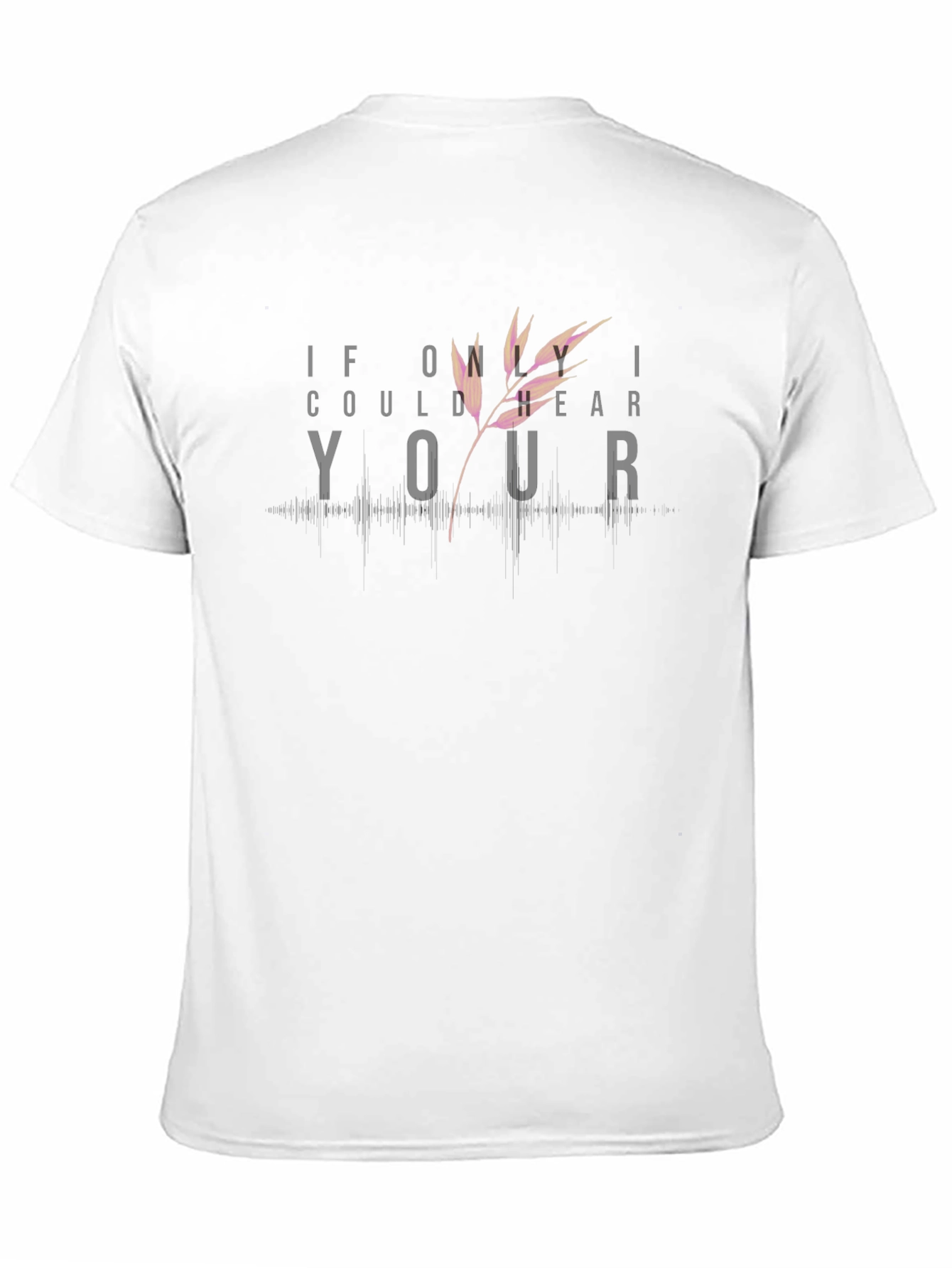 Hear Your Voice Tee - Black Graphic T-Shirt