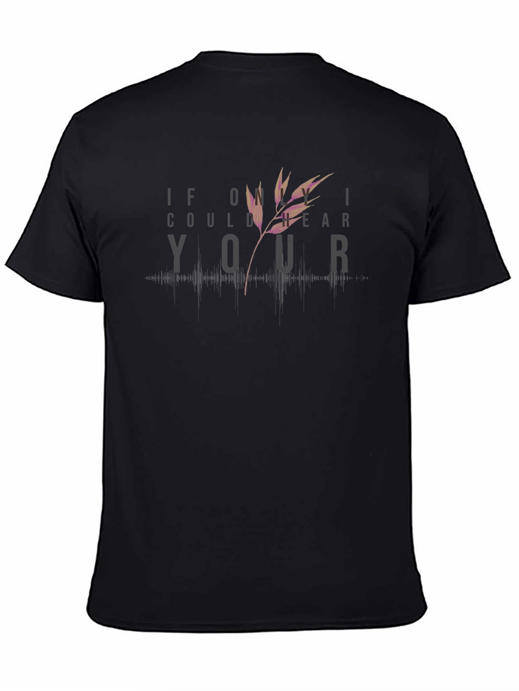 Hear Your Voice Tee - Black Graphic T-Shirt