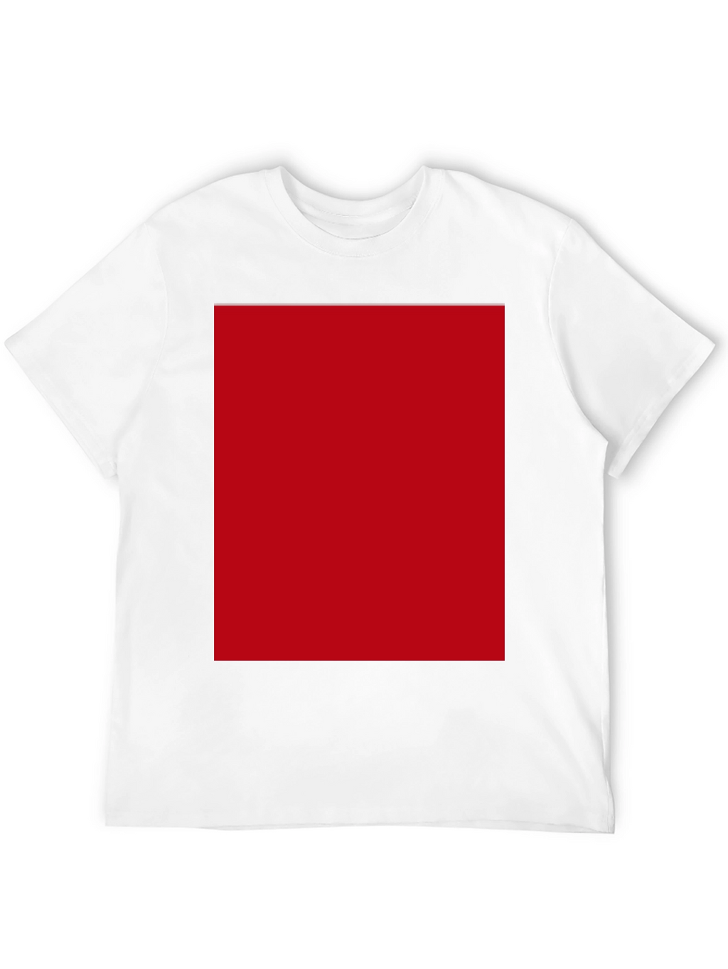 Modern Black T-Shirt with Bold Red Design