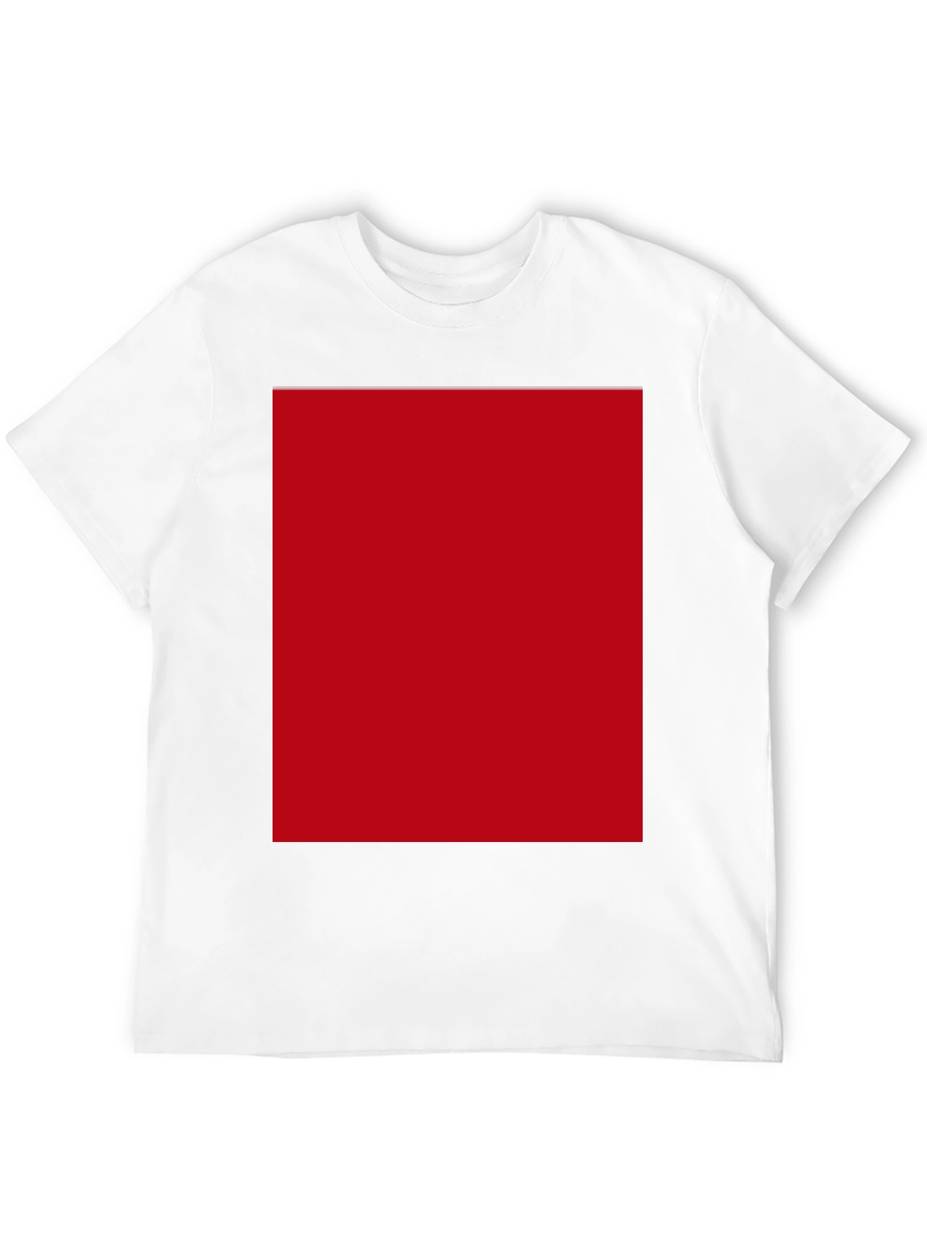 Modern Black T-Shirt with Bold Red Design