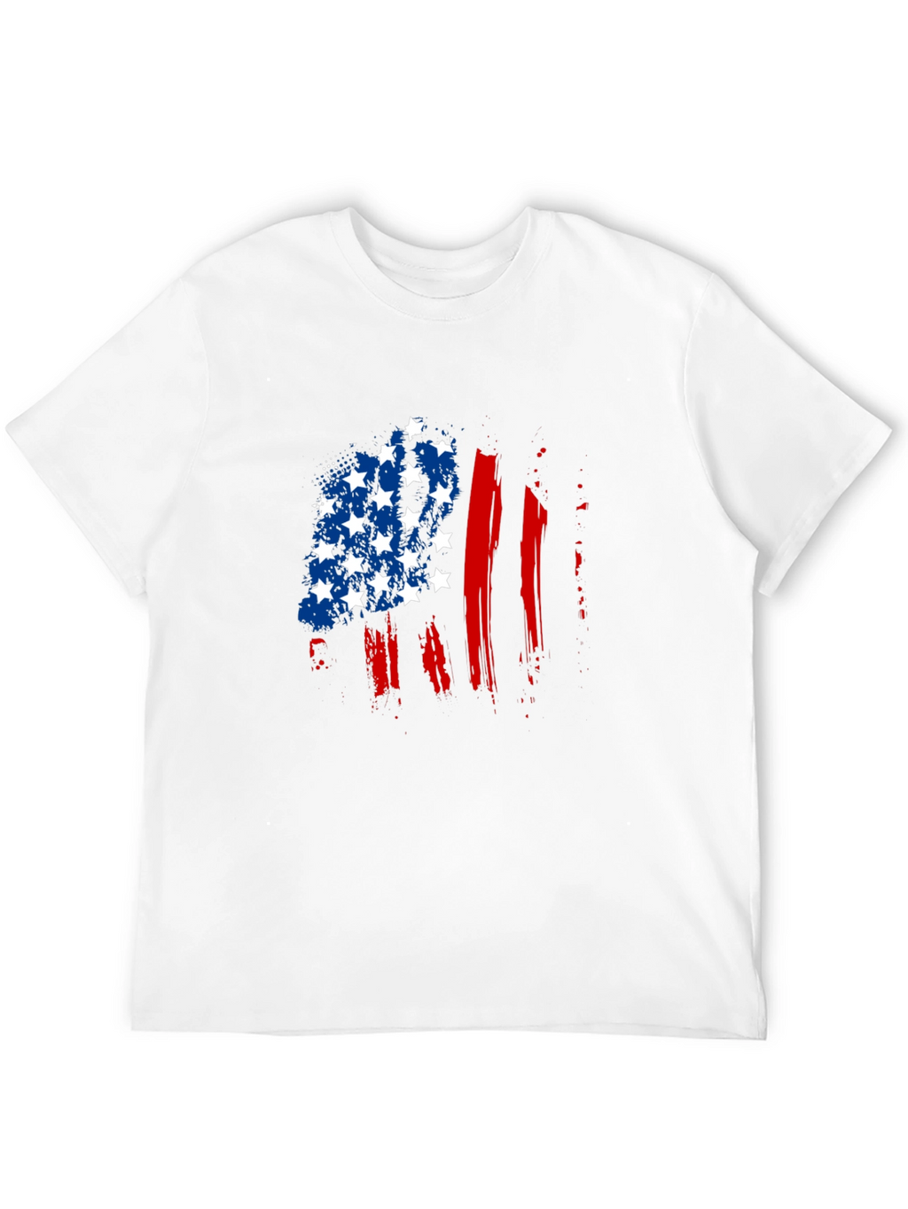 Distressed American Flag Graphic Tee