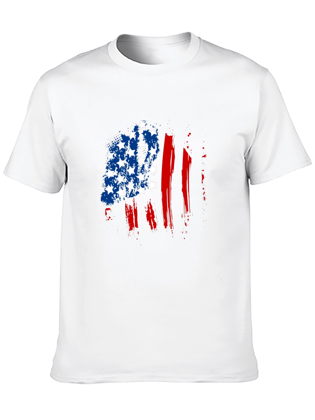 Distressed American Flag Graphic Tee