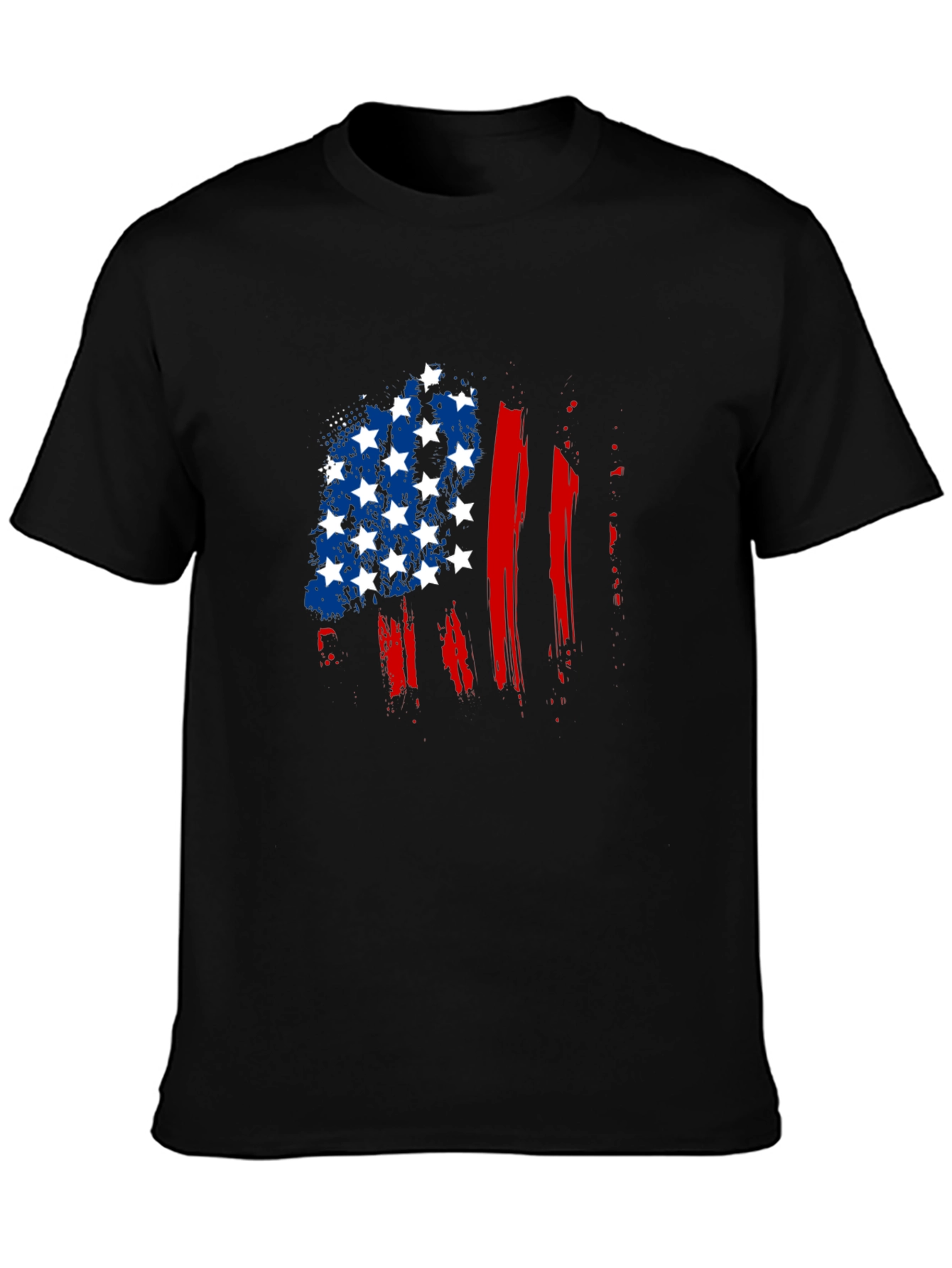 Distressed American Flag Graphic Tee
