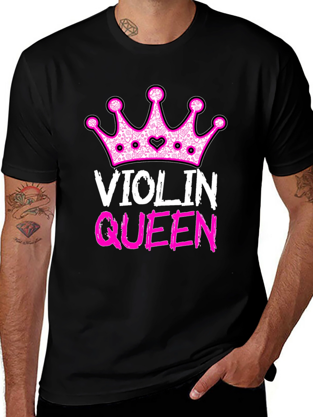 Violin Queen T-Shirt - Music Lover Tee