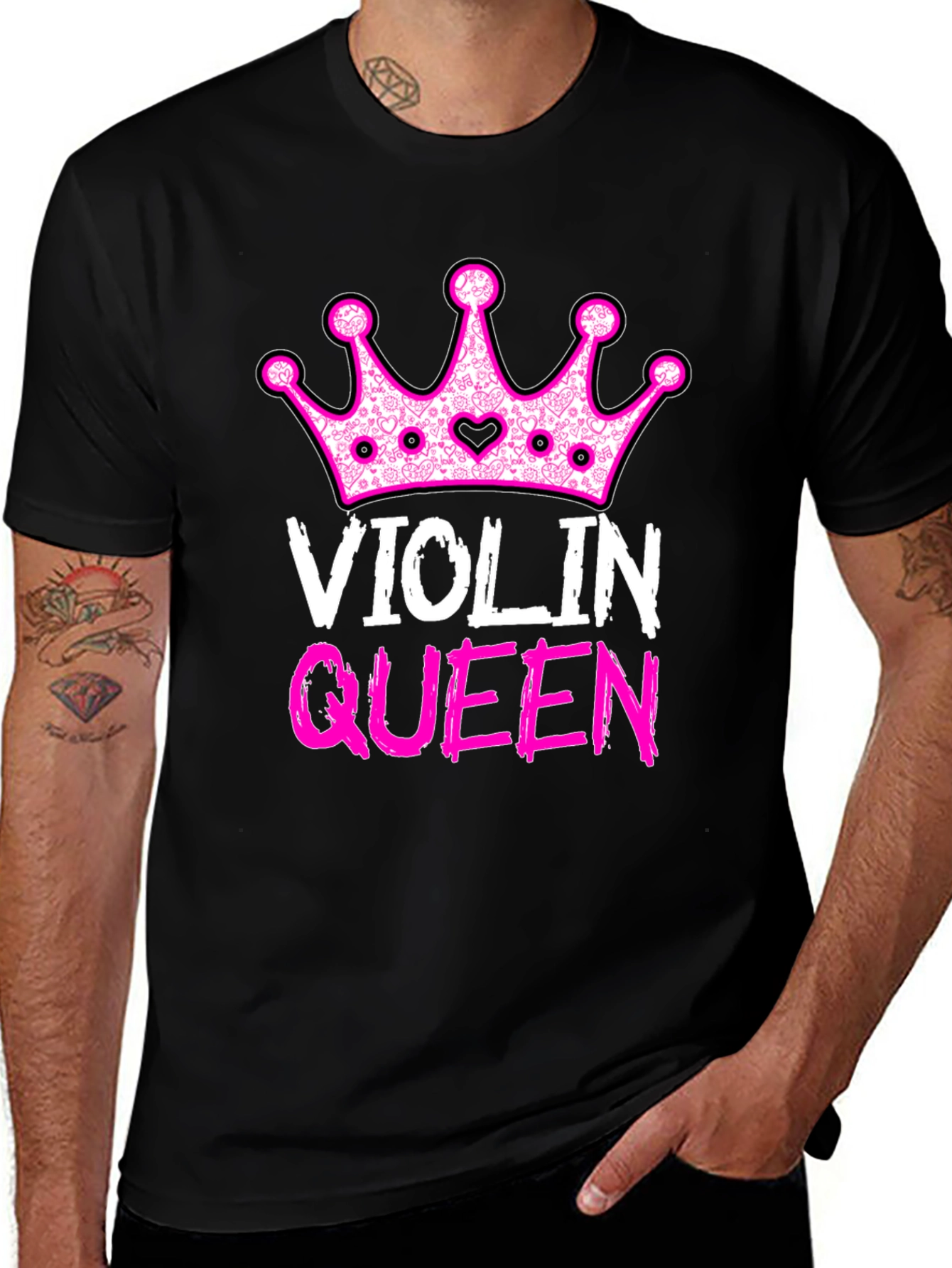 Violin Queen T-Shirt - Music Lover Tee