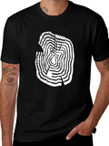 Tree Ring Graphic Black T-Shirt