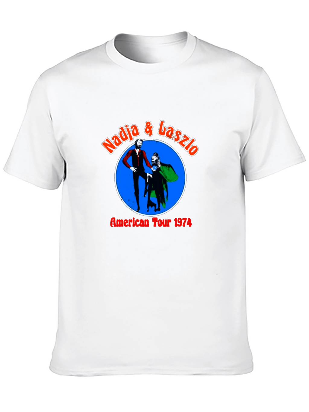 Nadja & Laszlo American Tour 1974 Black T-Shirt