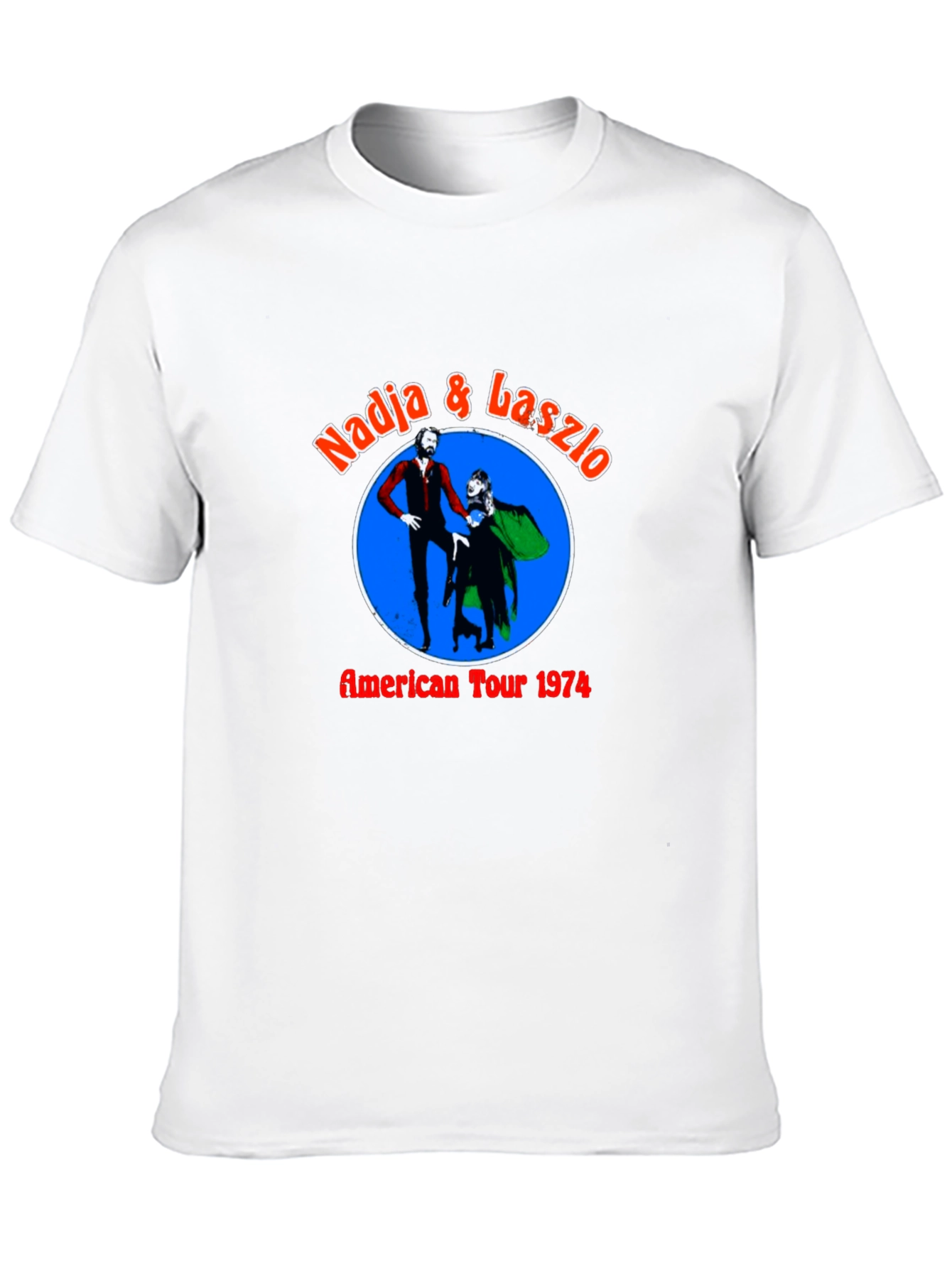 Nadja & Laszlo American Tour 1974 Black T-Shirt