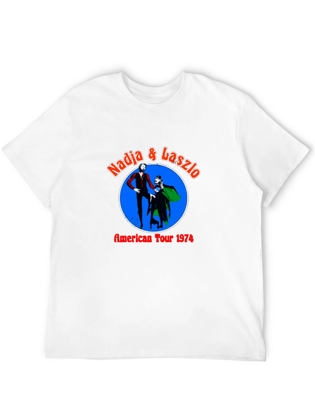 Nadja & Laszlo American Tour 1974 Black T-Shirt