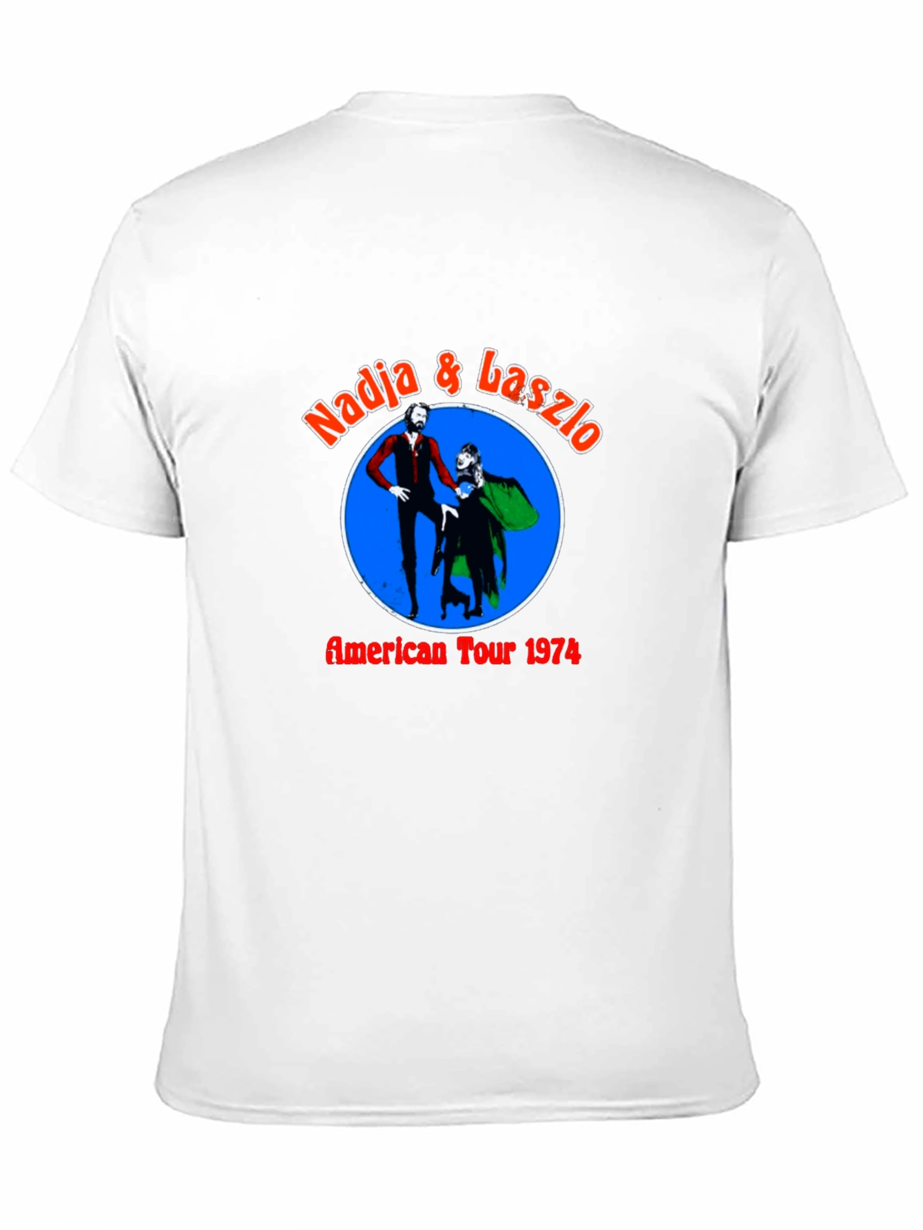 Nadja & Laszlo American Tour 1974 Black T-Shirt