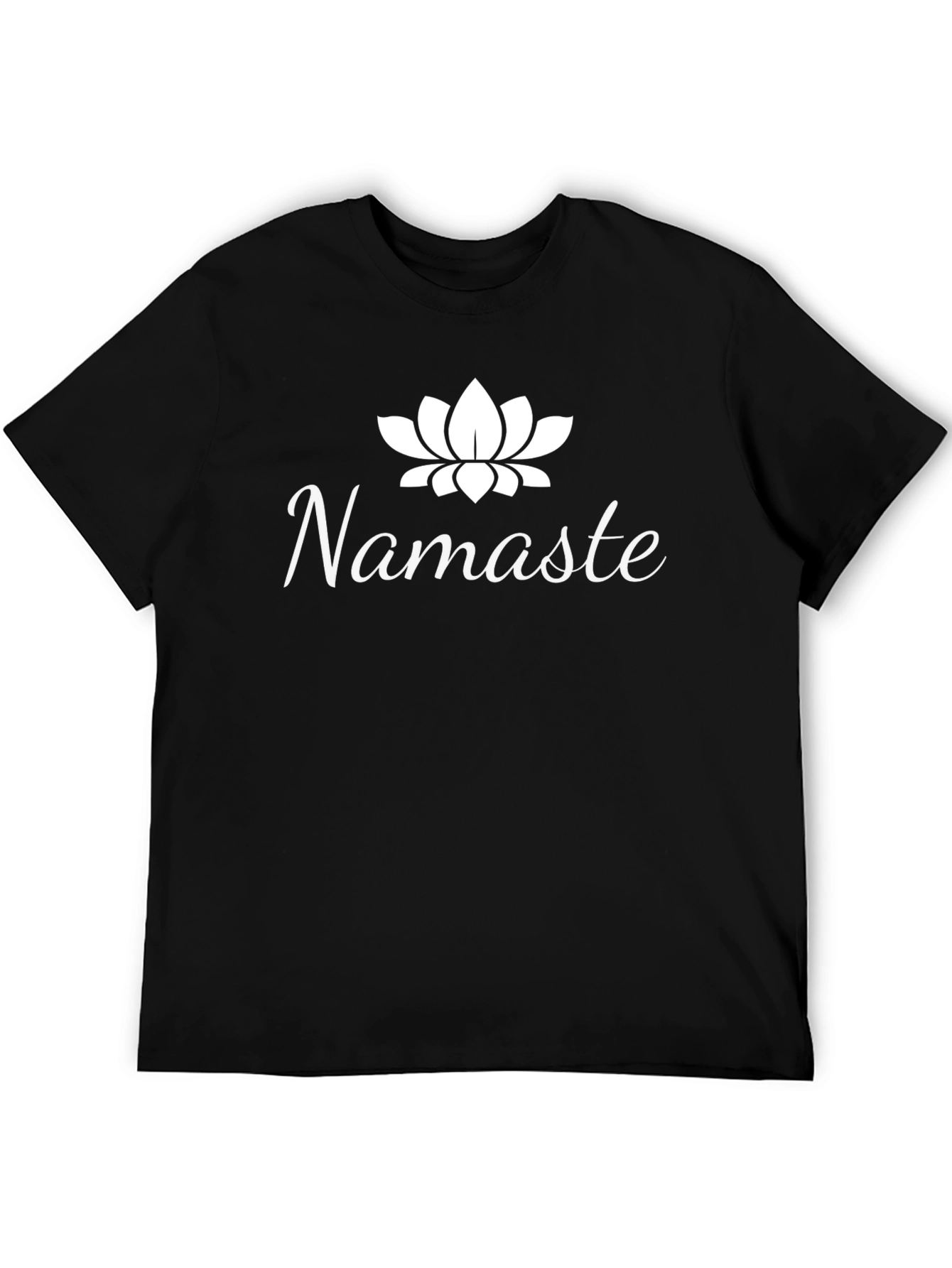 Namaste Lotus Flower Graphic Tee - Yoga Shirt