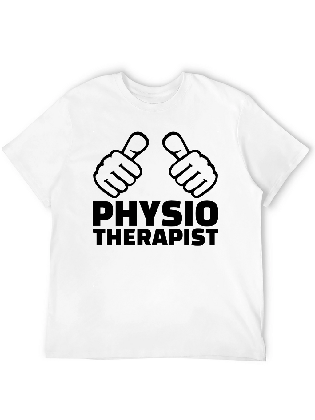 Physiotherapist T-Shirt - Thumbs Up Design
