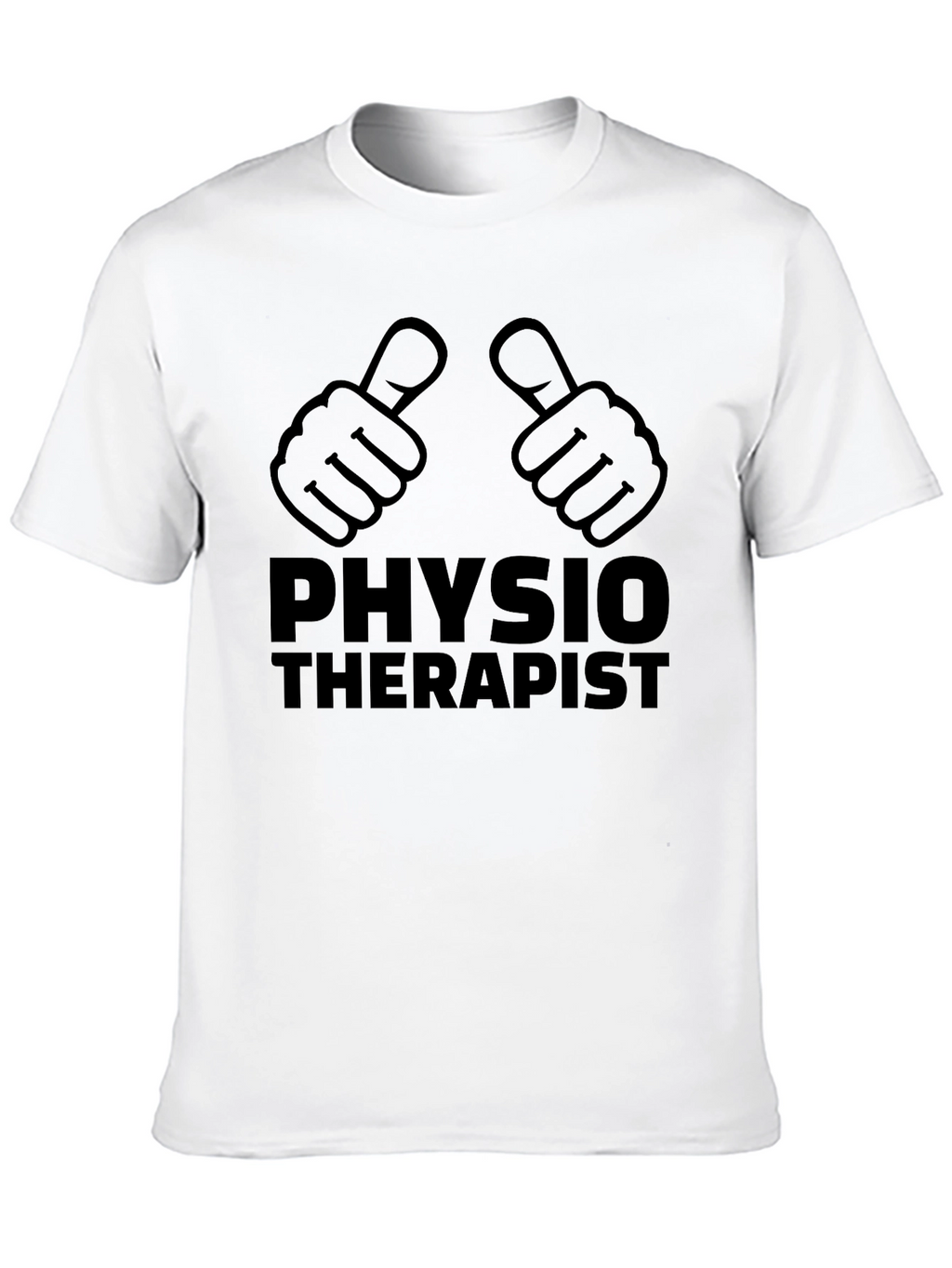 Physiotherapist T-Shirt - Thumbs Up Design