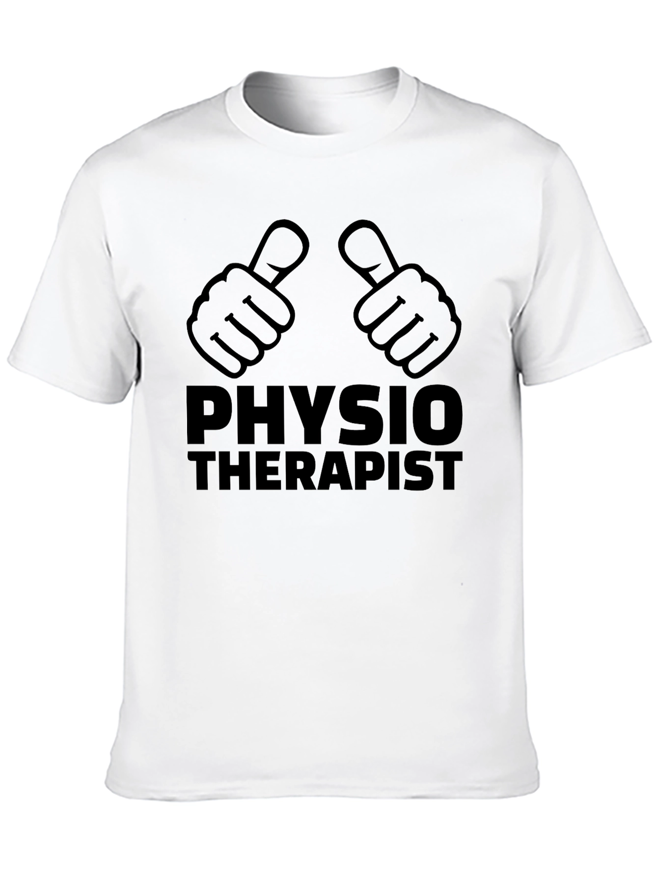 Physiotherapist T-Shirt - Thumbs Up Design