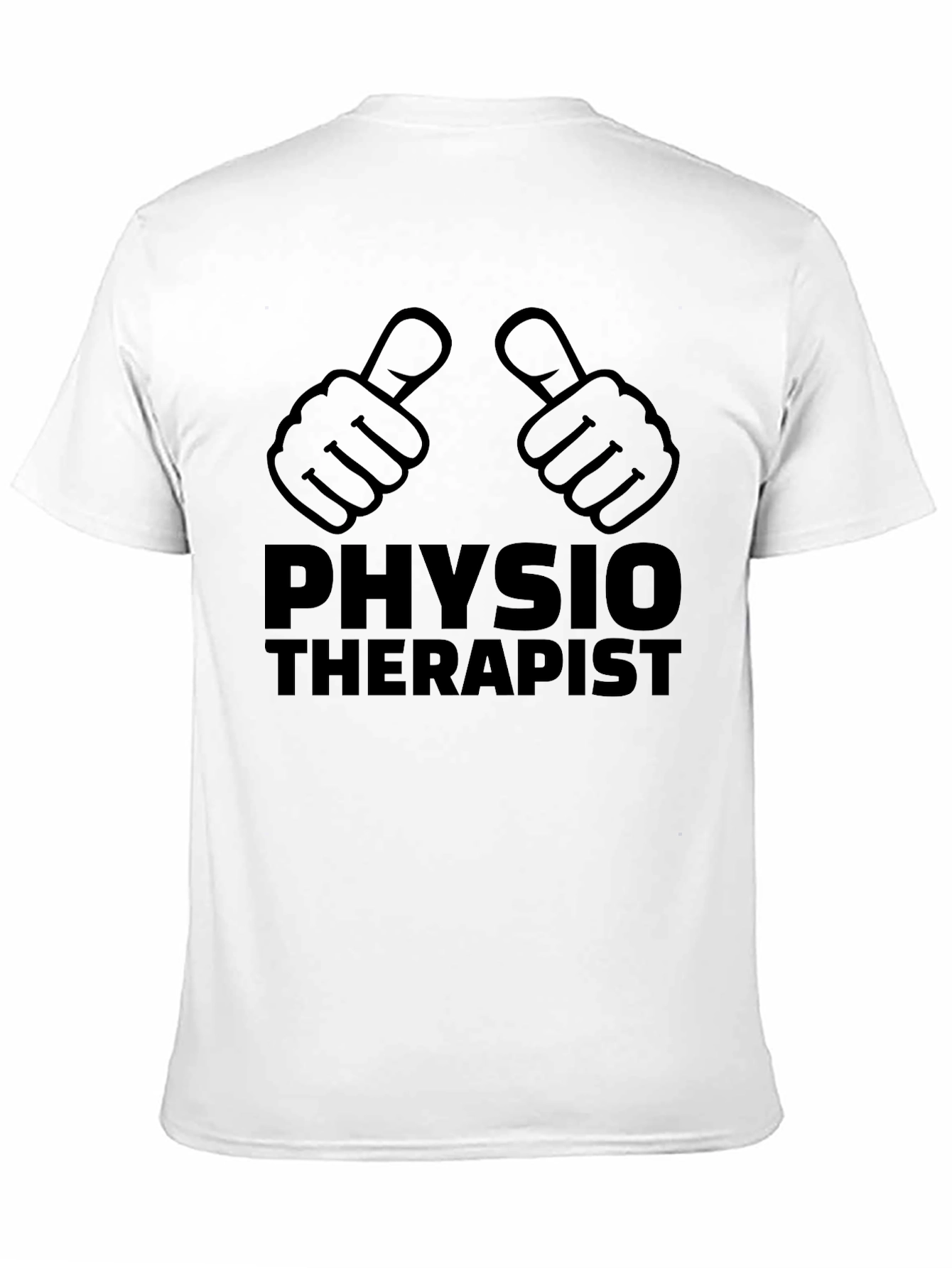Physiotherapist T-Shirt - Thumbs Up Design
