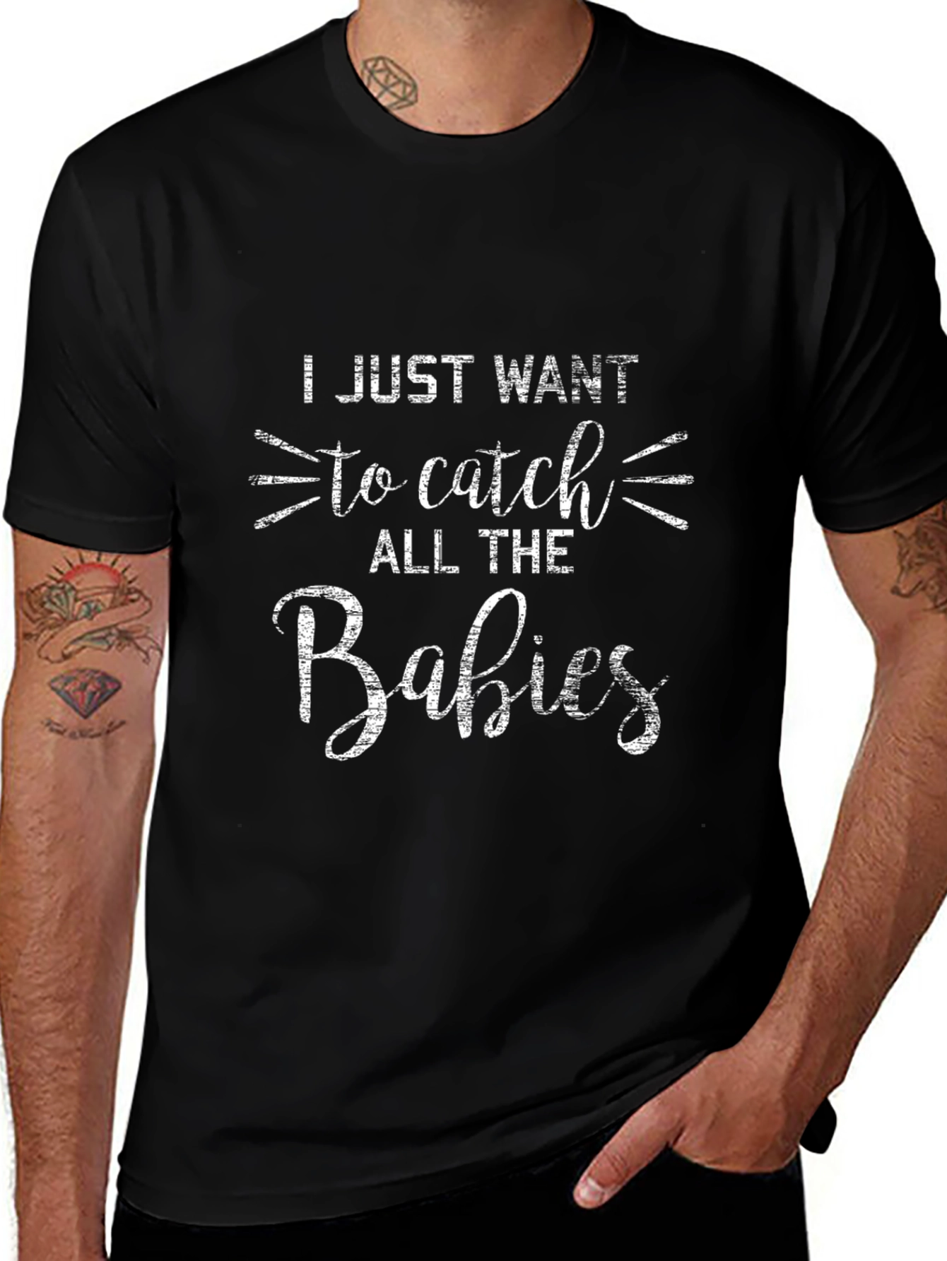 Catch All the Babies Graphic T-Shirt