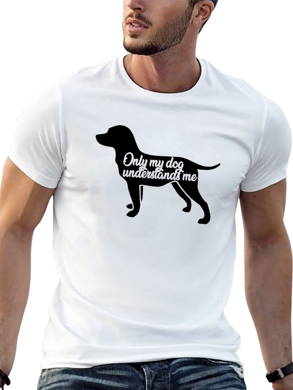 Dog Lover Tee - Only My Dog Understands Me