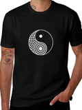 Yin Yang Graphic Tee - Black