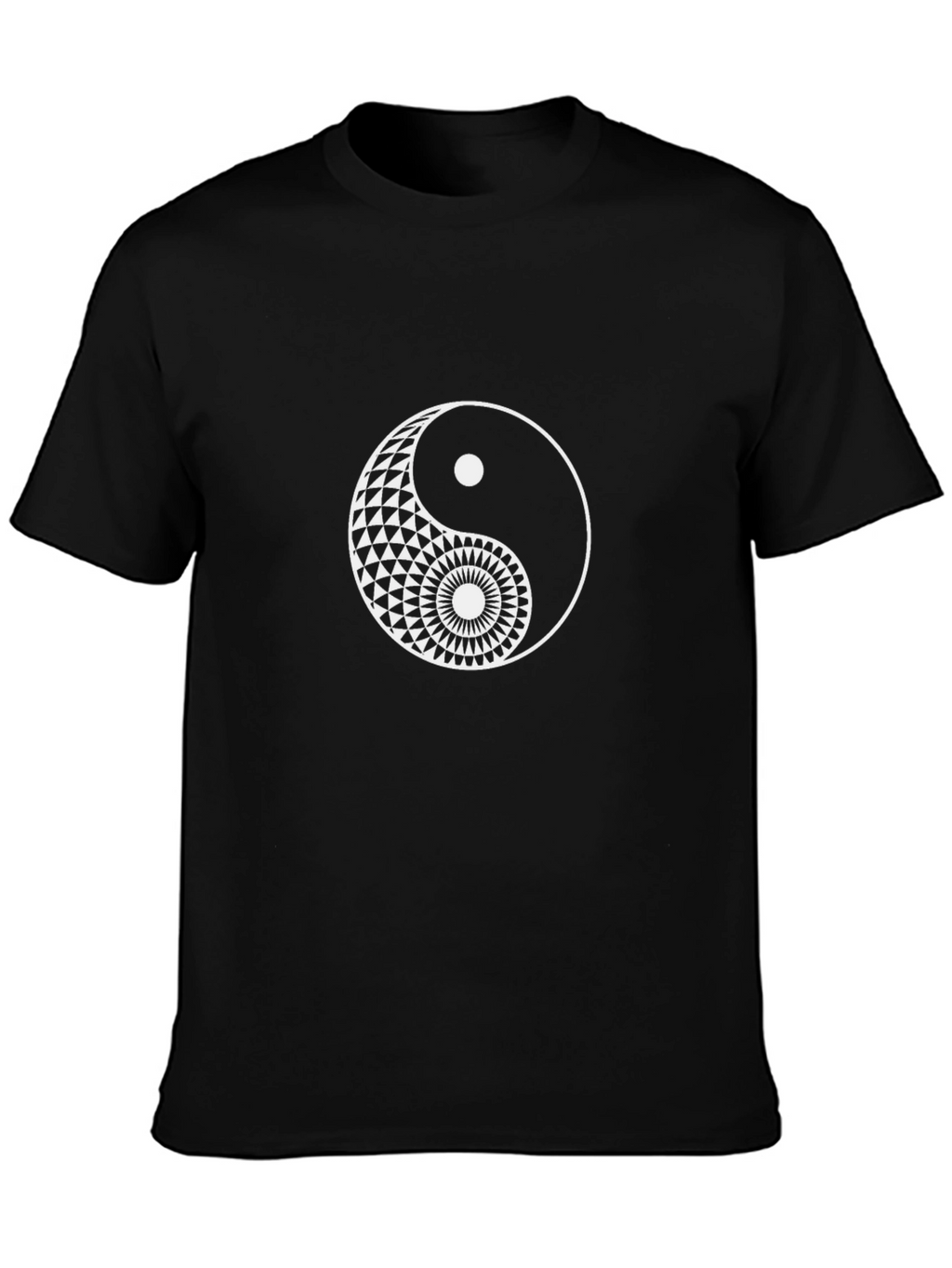 Yin Yang Graphic Tee - Black