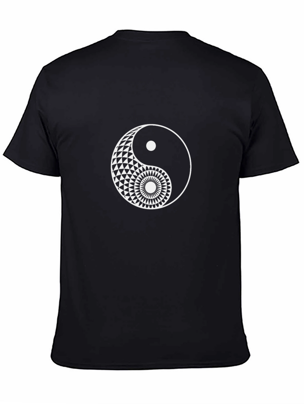 Yin Yang Graphic Tee - Black
