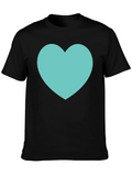 Heart Graphic T-Shirt - Modern Casual Tee