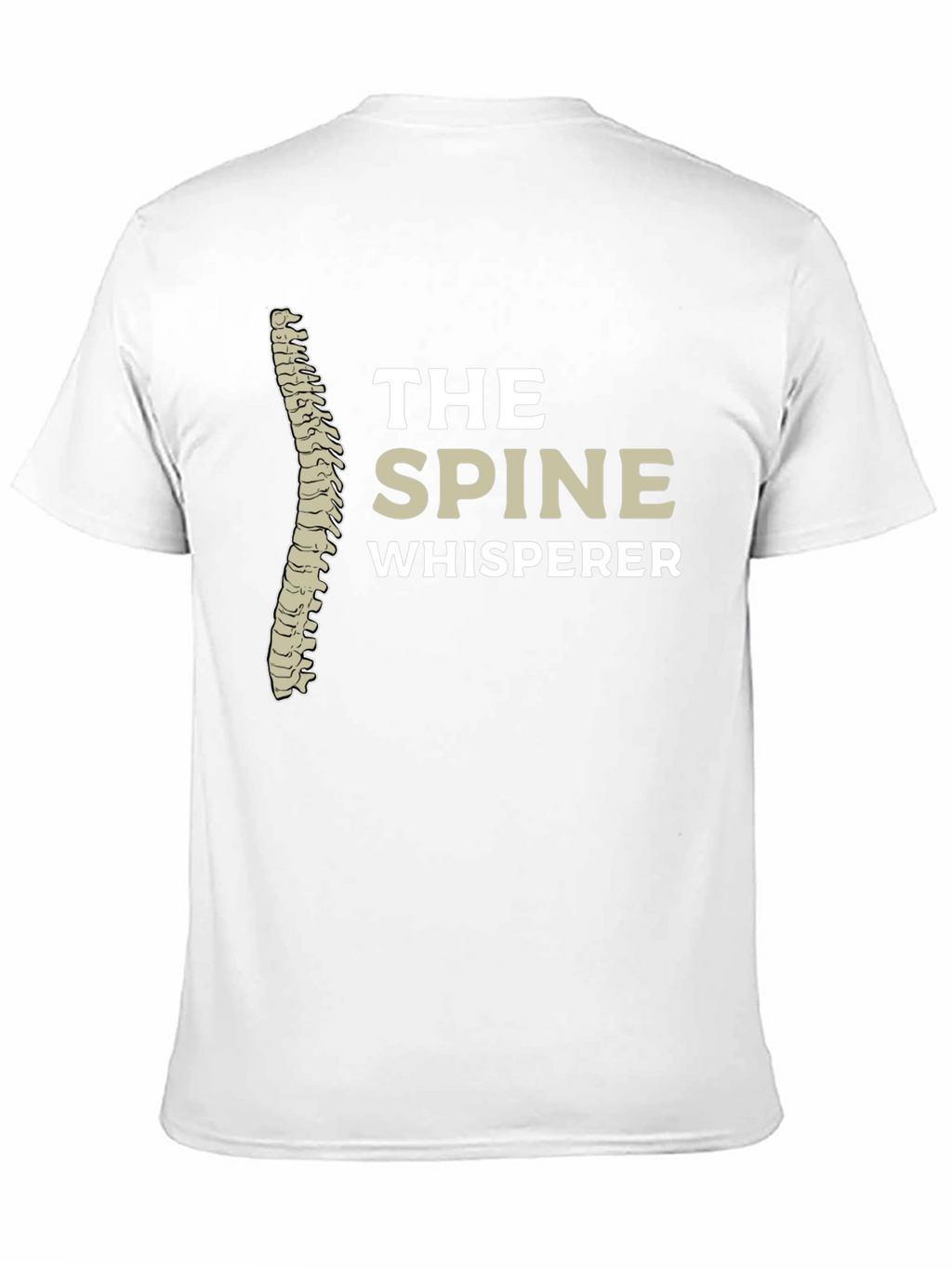 Spine Whisperer Black Graphic Tee - Chiropractic Humor