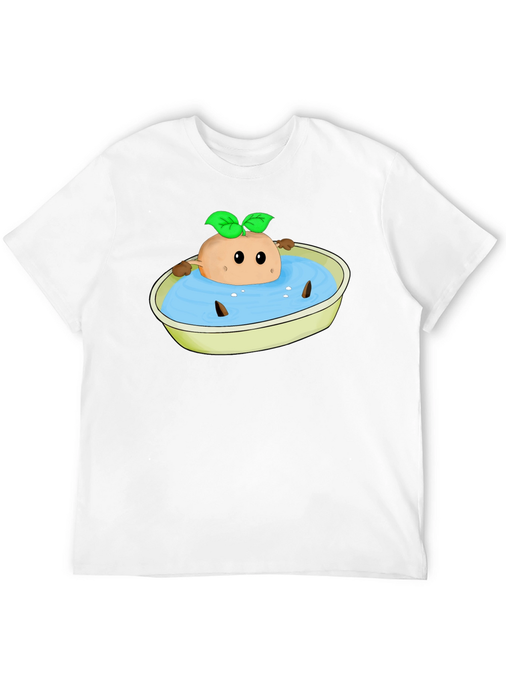 Funny Potato Bath T-Shirt