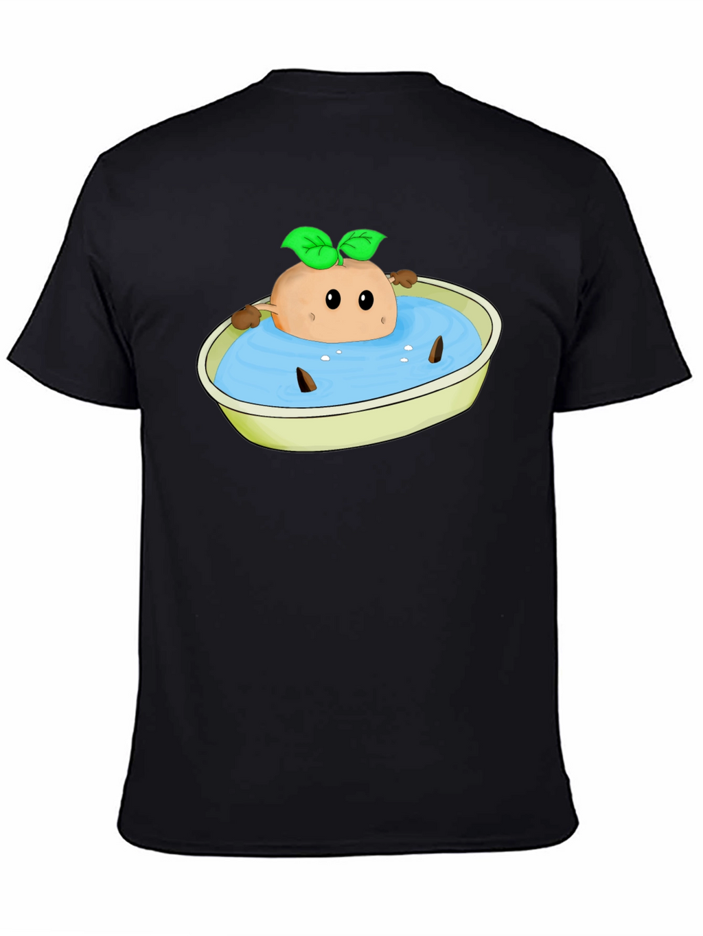 Funny Potato Bath T-Shirt