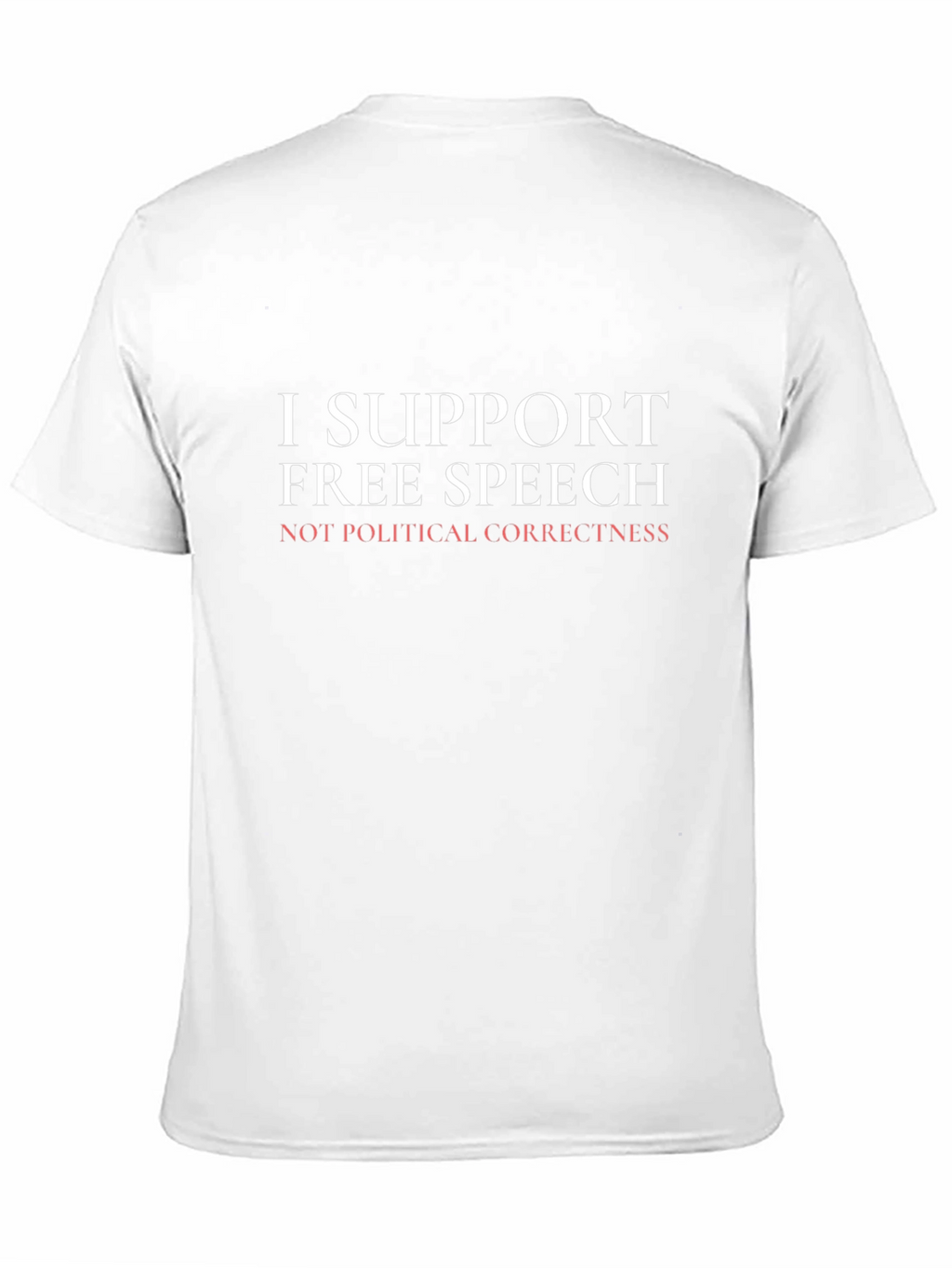 I Support Free Speech Graphic T-Shirt - Black