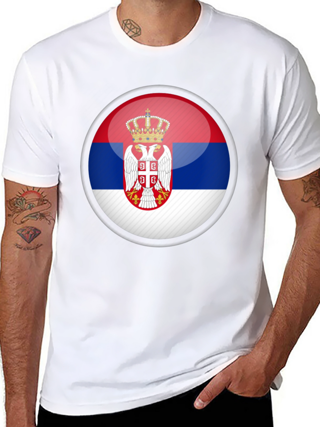 Serbian Flag T-Shirt - Patriot Pride