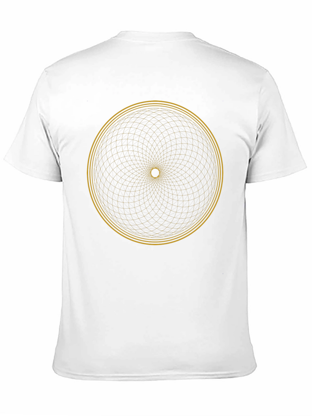 Geometric Circle Graphic Tee - Modern Black T-Shirt