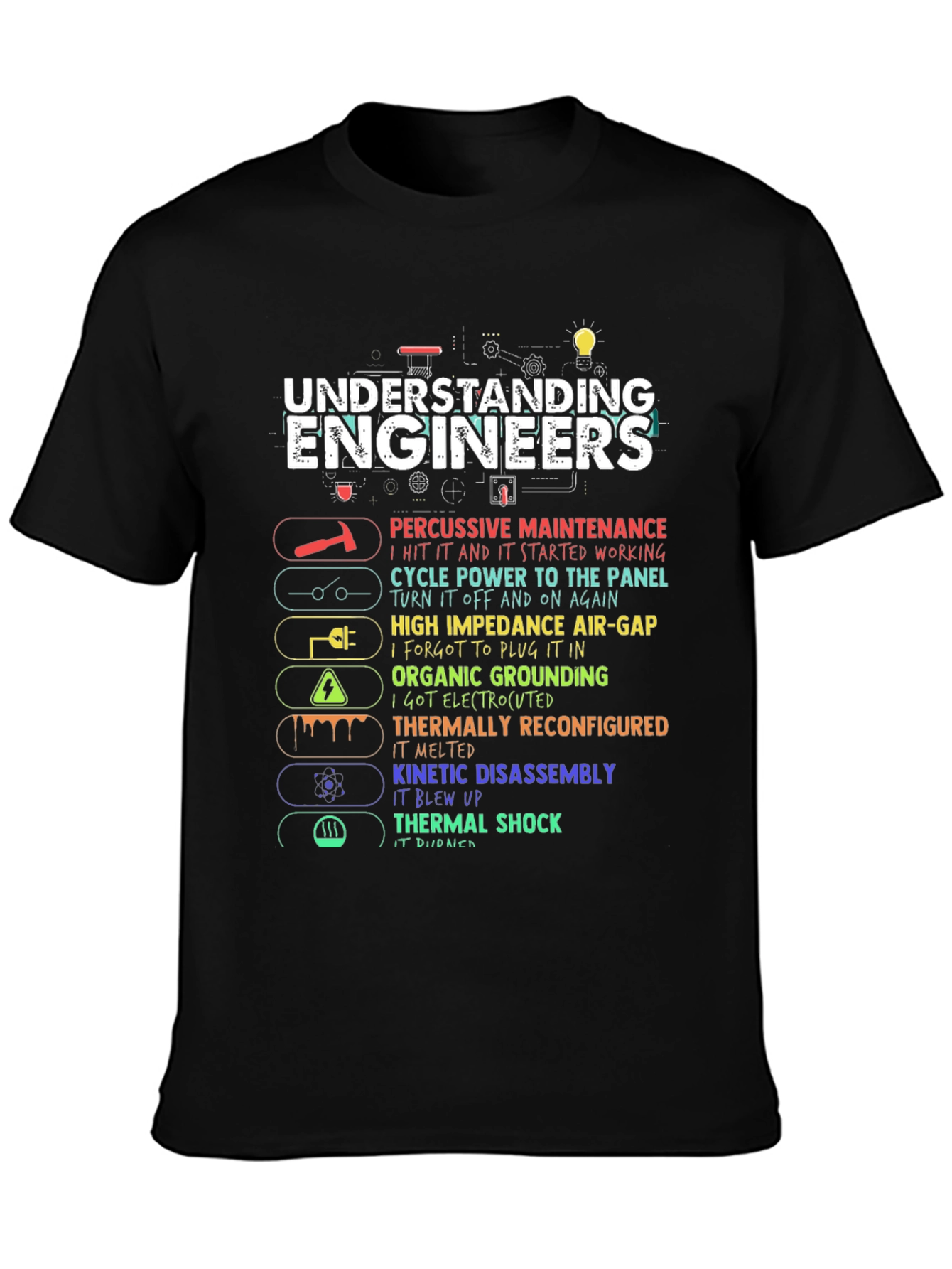 Understanding Engineers Funny Graphic T-Shirt