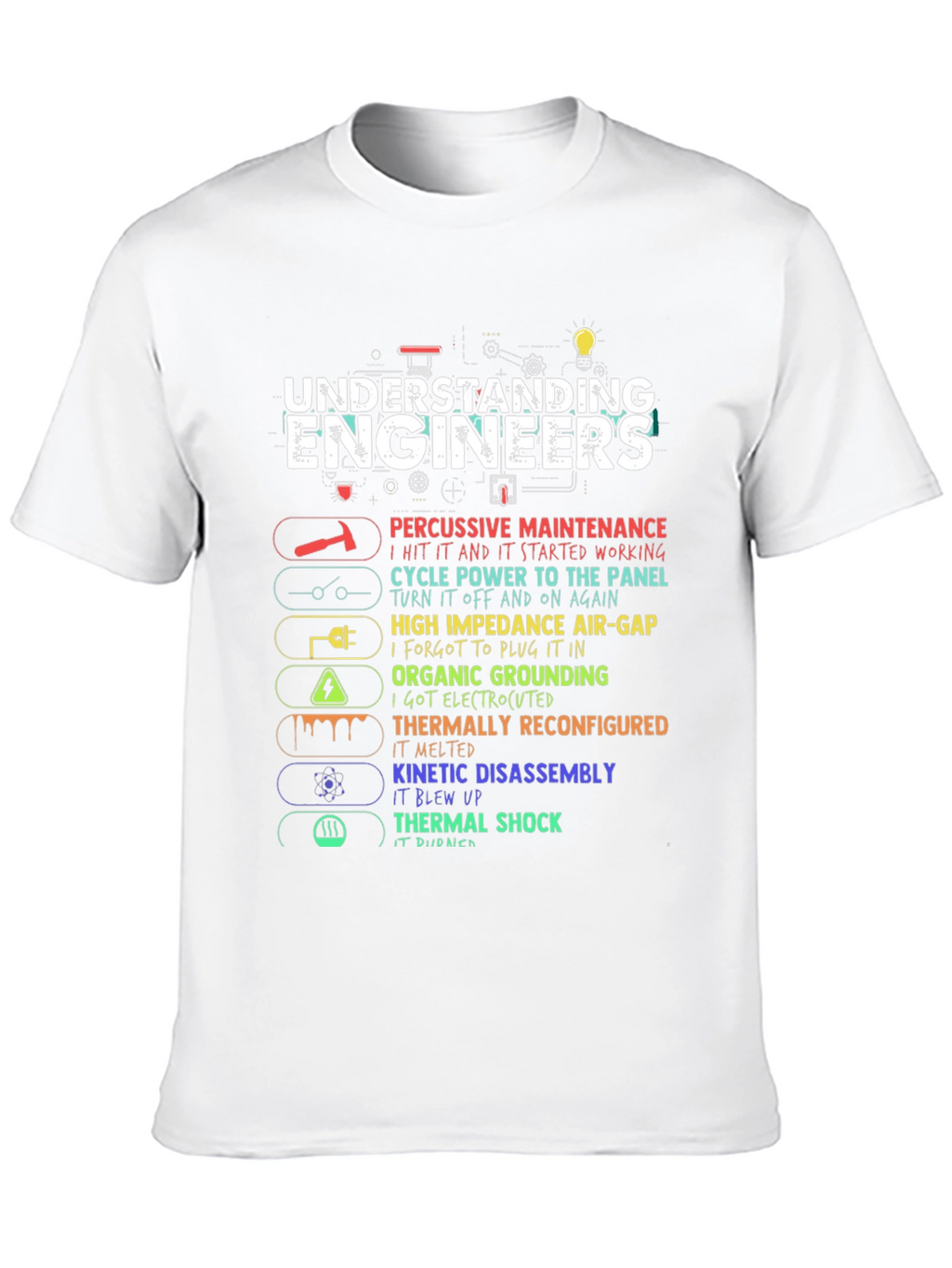 Understanding Engineers Funny Graphic T-Shirt