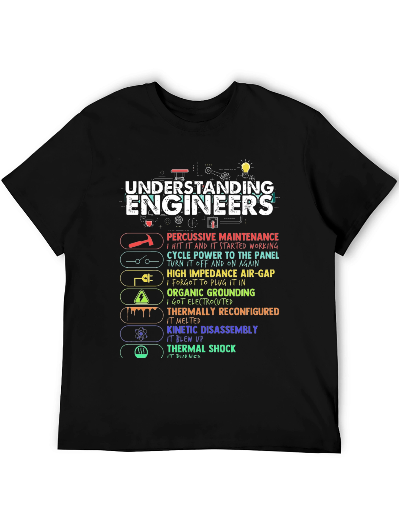 Understanding Engineers Funny Graphic T-Shirt