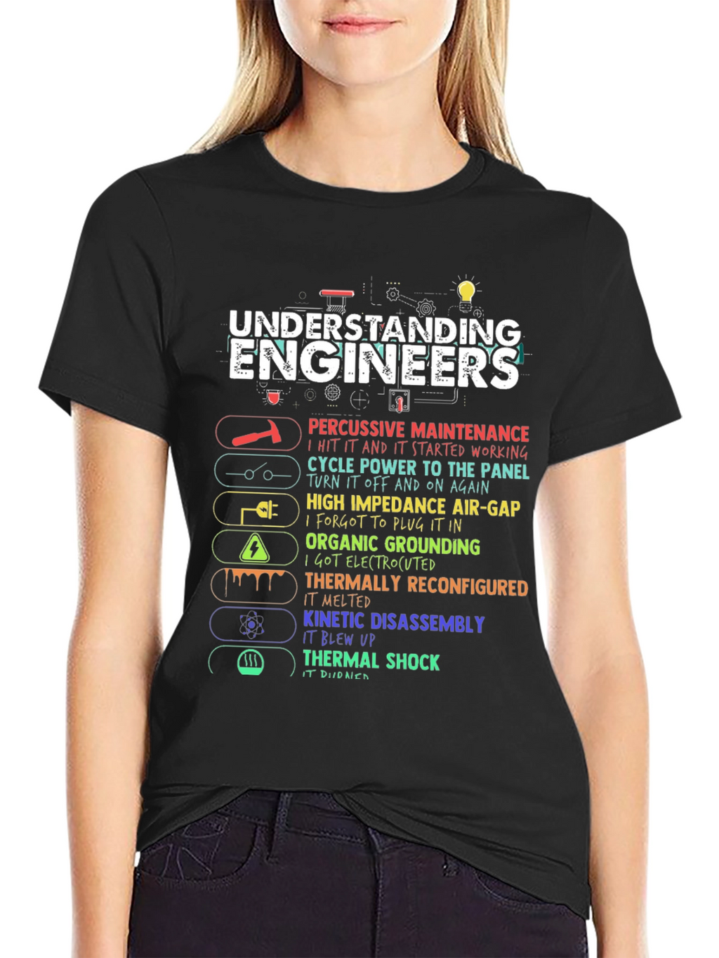 Understanding Engineers Funny Graphic T-Shirt