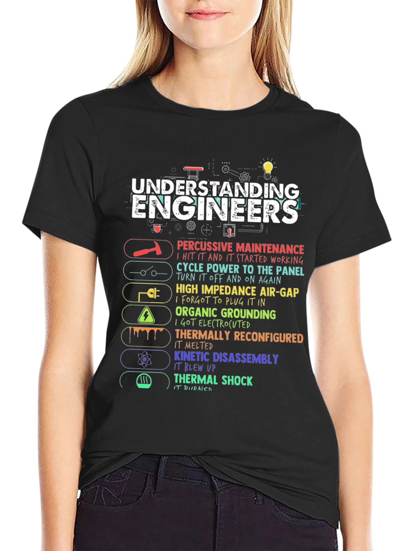 Understanding Engineers Funny Graphic T-Shirt