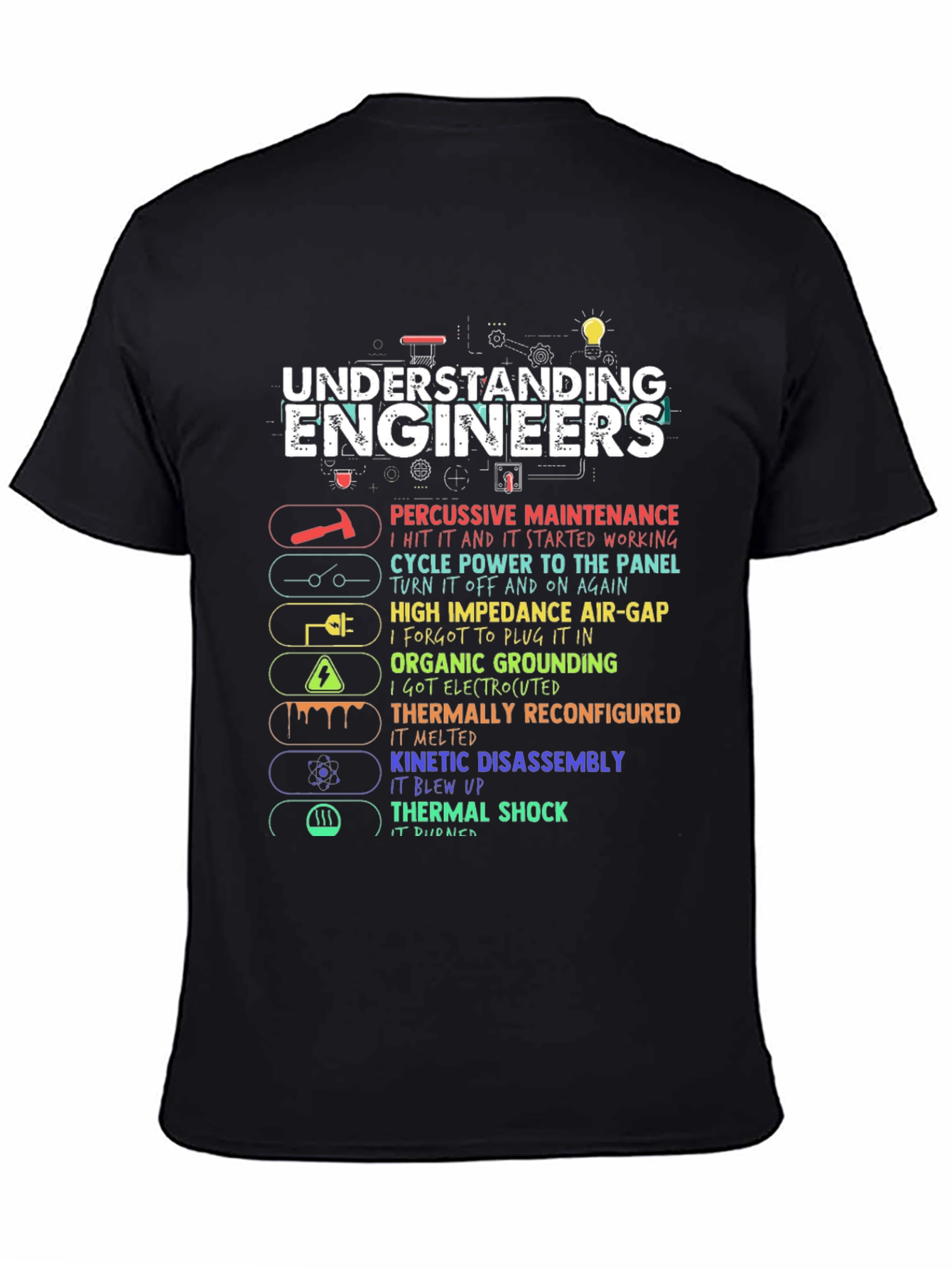 Understanding Engineers Funny Graphic T-Shirt