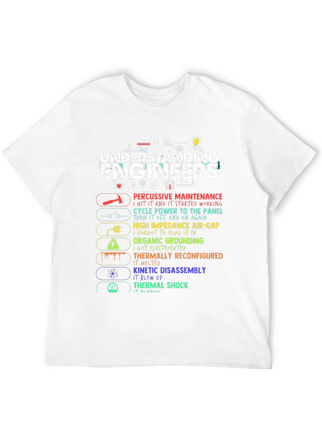 Understanding Engineers Funny Graphic T-Shirt