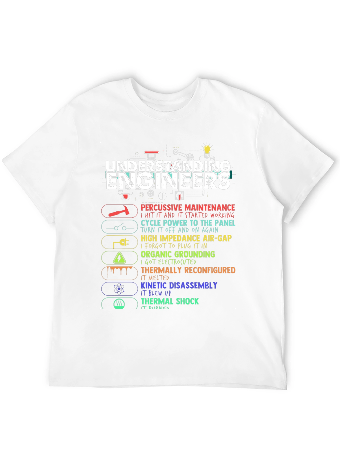 Understanding Engineers Funny Graphic T-Shirt