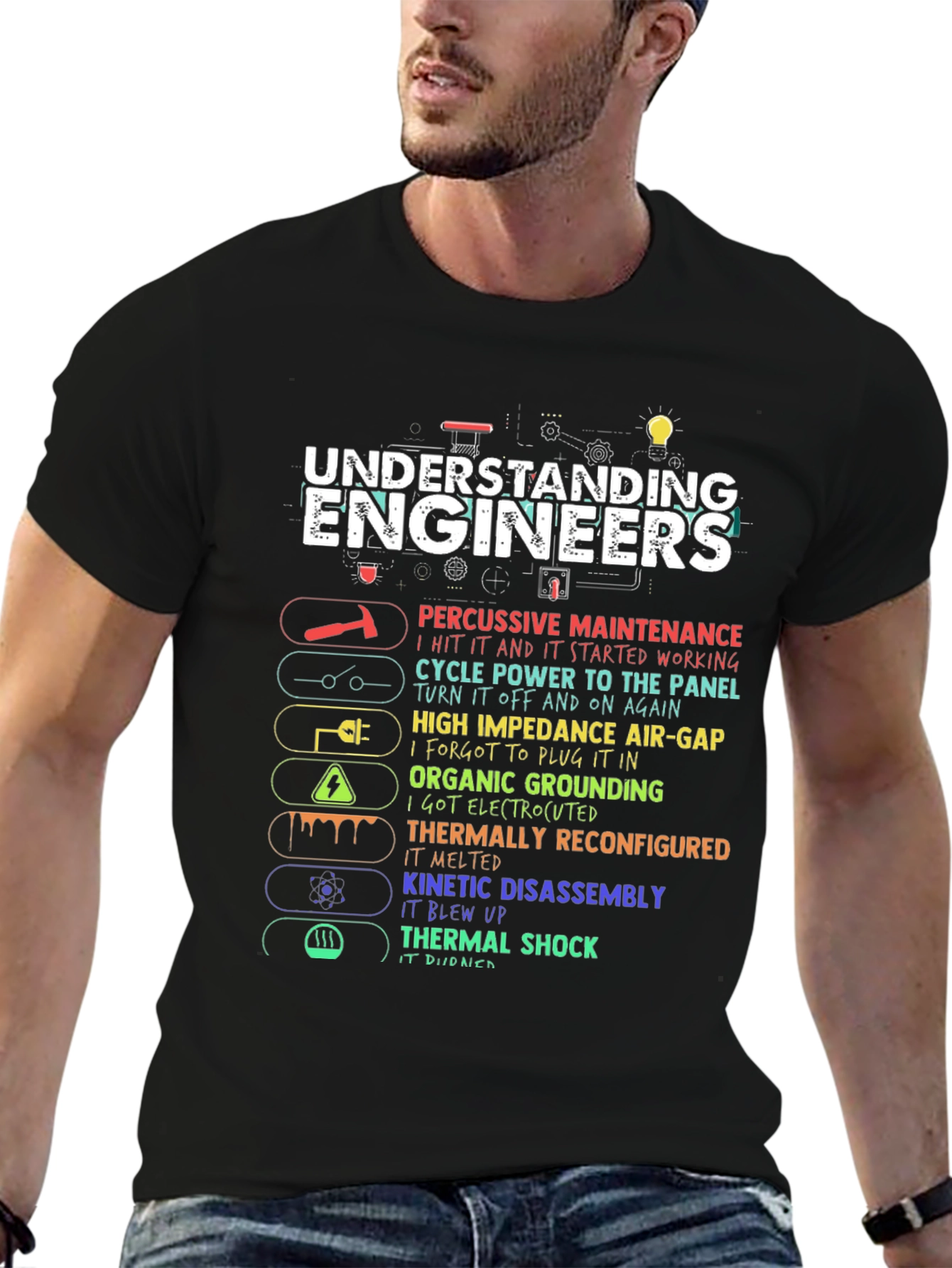 Understanding Engineers Funny Graphic T-Shirt
