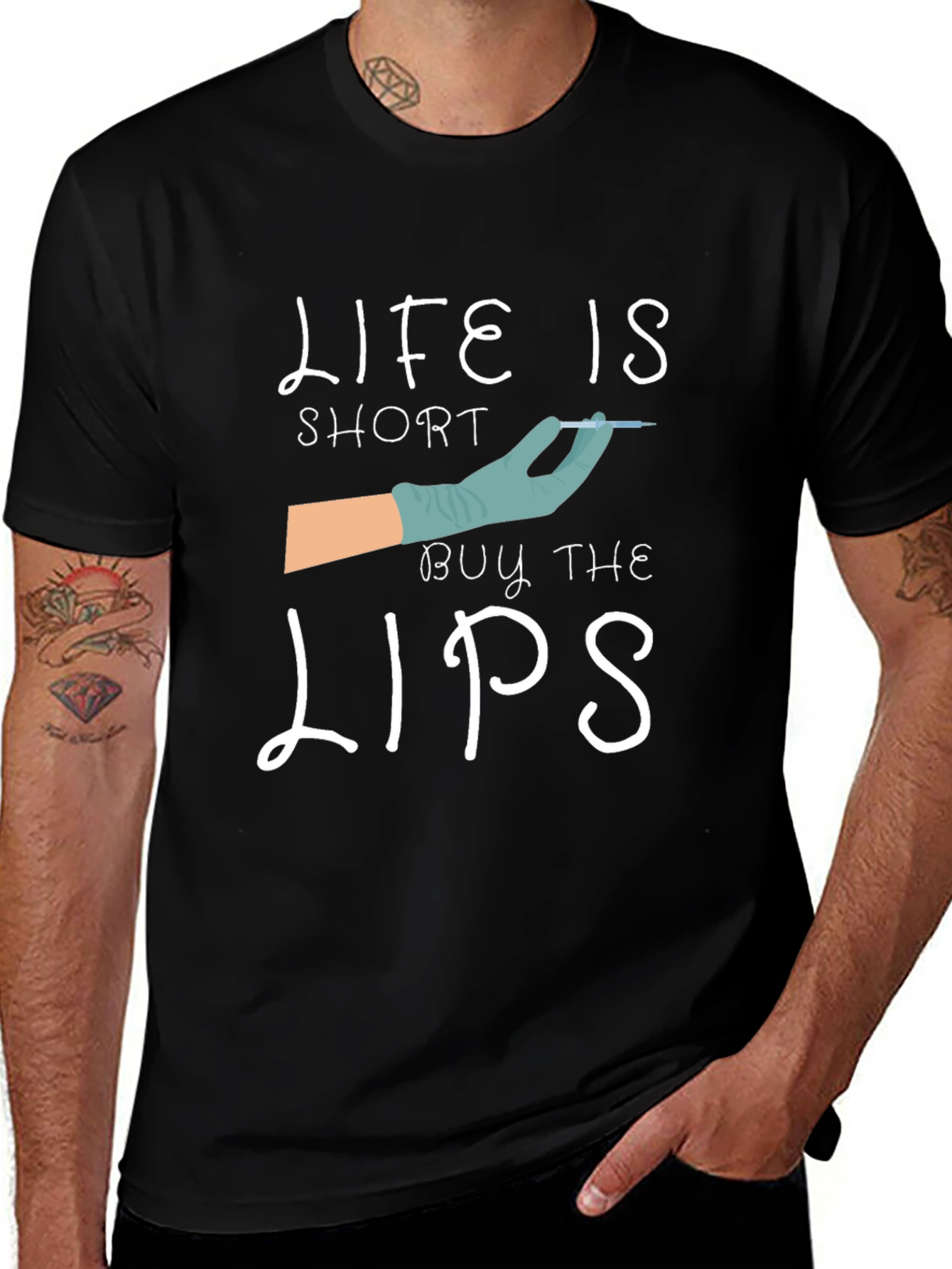 Life is Short Buy The Lips T-Shirt