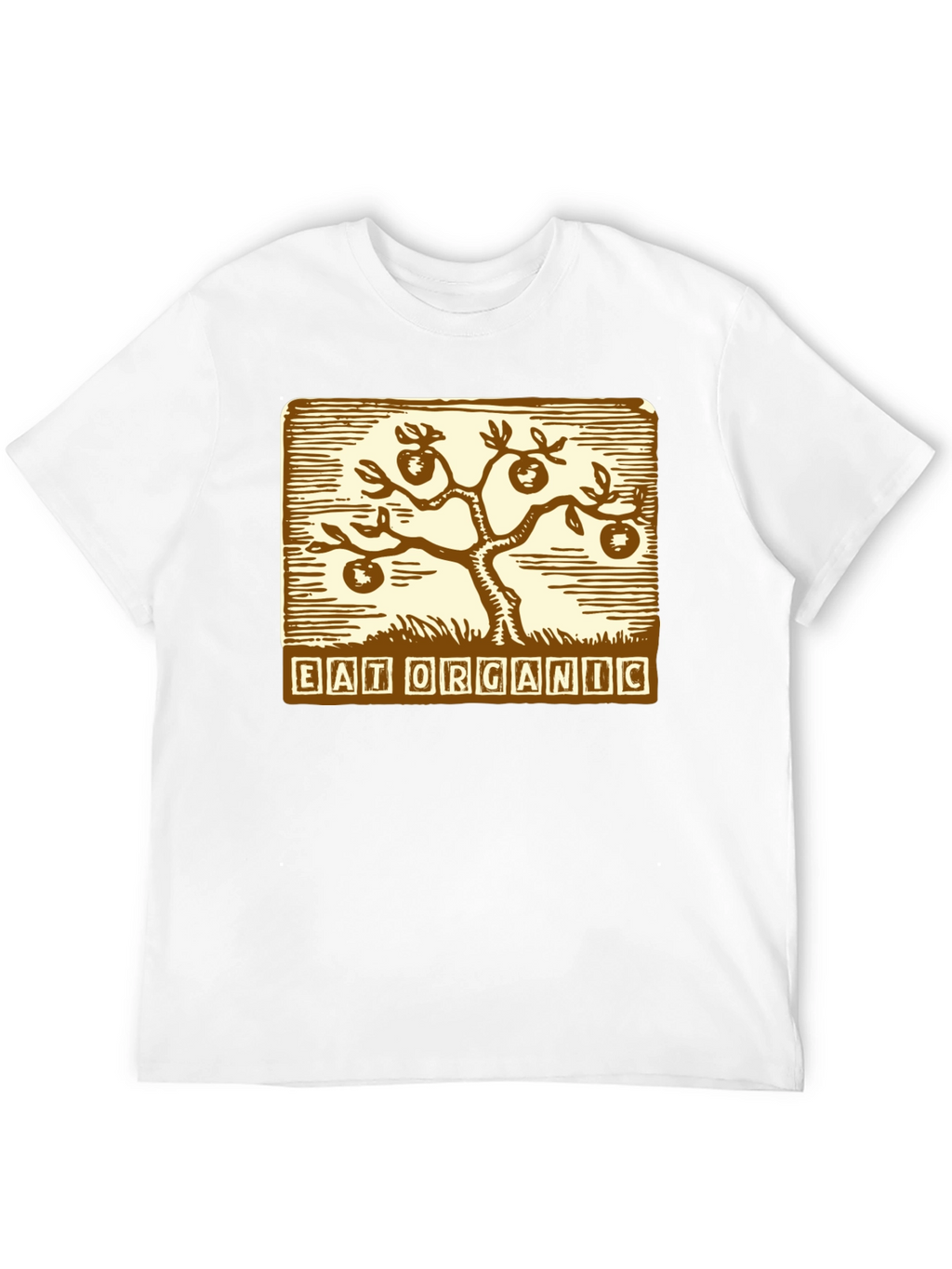 Eat Organic T-Shirt - Black Graphic Tee